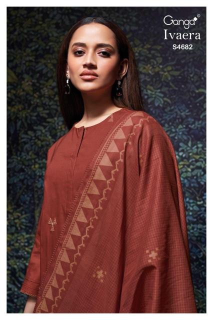 Ganga ivaers 4682 wholesale ladies dress material suppliers in chennai  - wholesale export